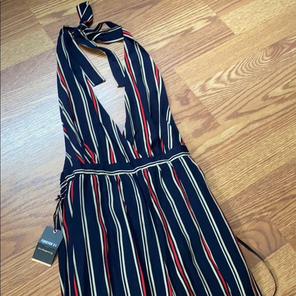 Forever 21 Navy Culotte Jumpsuit - Picture 4 of 6